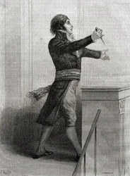 Jean Lambert Tallien (1767-1820) incitando a la revolución